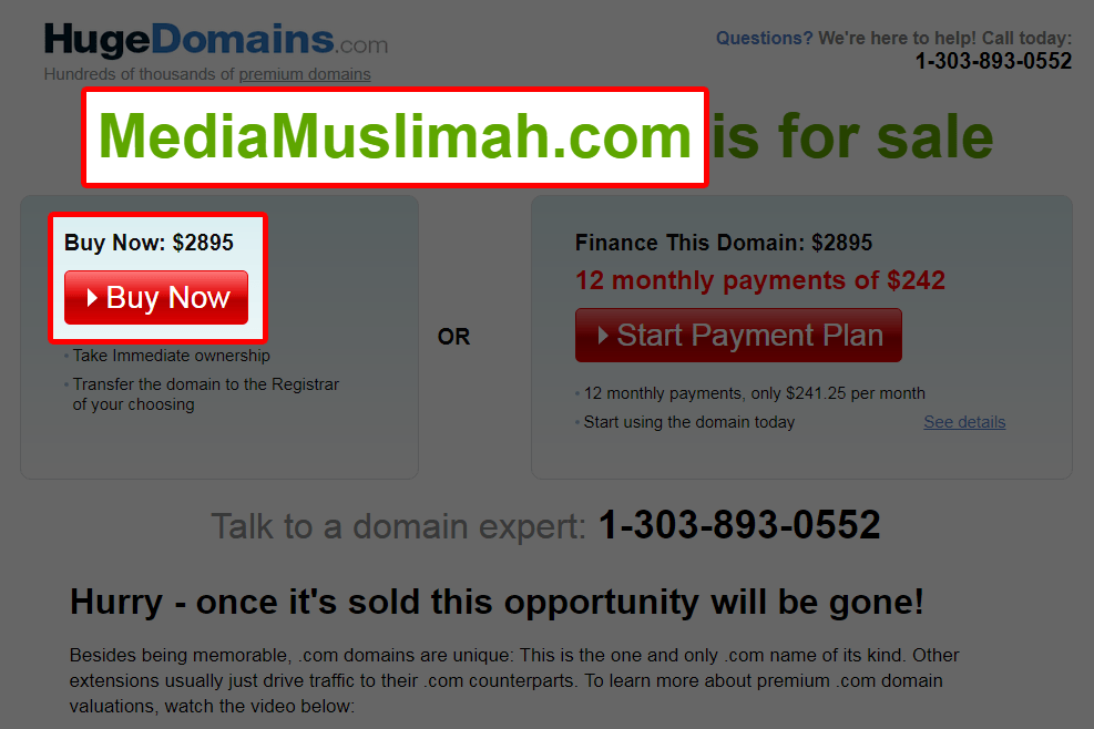 contoh domain dari hugedomain - cara memilih domain yang tepat