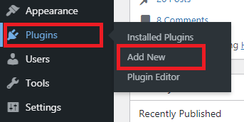cara install plugin wordpress melalui dashboard situs