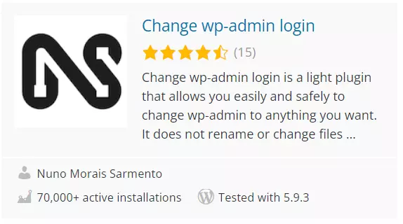 plugin change wp-admin login